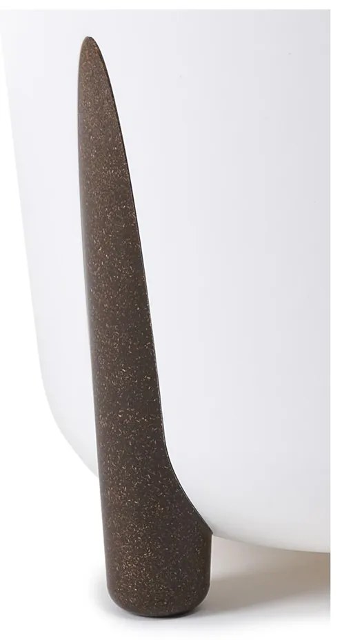 PLASTOVÝ KVETINÁČ MOSS ECO 25X26 CM BIELA