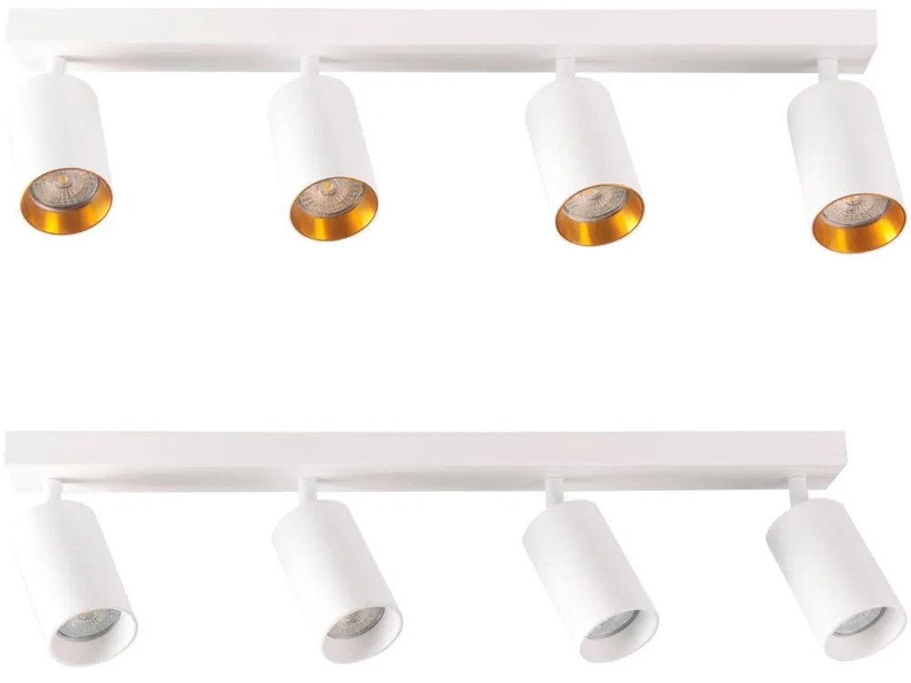 LED stropné/stenové svietidlo 4 x GU10 MARIBEL White GOLDLUX (Polux)