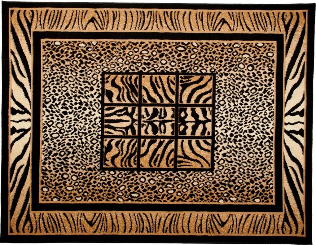 TA Koberec 6600A ČIERNY ATLAS PP Rozmer: 160x230 cm