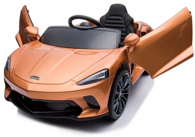 LEAN CARS Elektrické autíčko McLaren GT - lakované - zlaté - 2x45W - 12V10Ah- 2022