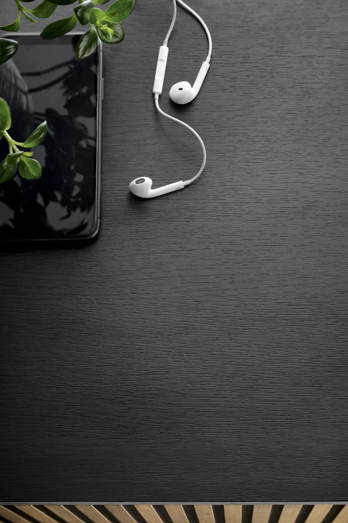 Komoda Sento s LED osvětlením 104 cm dub wotan/černá