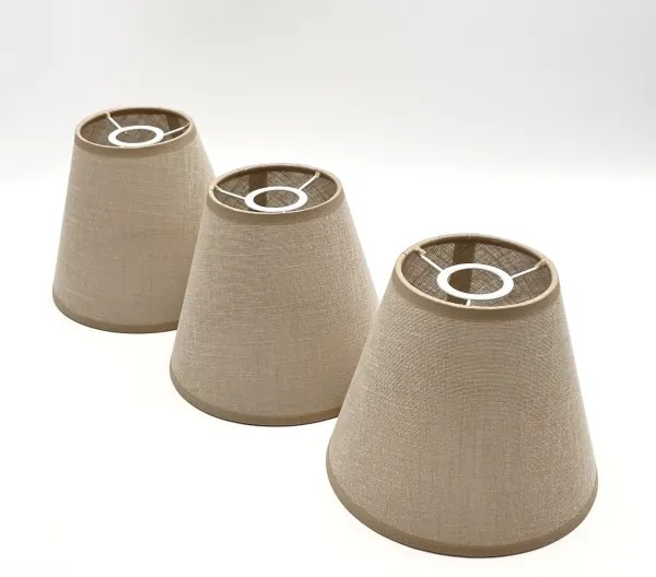 Brilagi - LED  Prisadený luster ANTHONY 3xE14/40W/230V dub/béžová