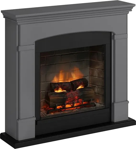 Tagu elektrický krb Helmi Solid Grey Powerflame 2, 1400 W, LED