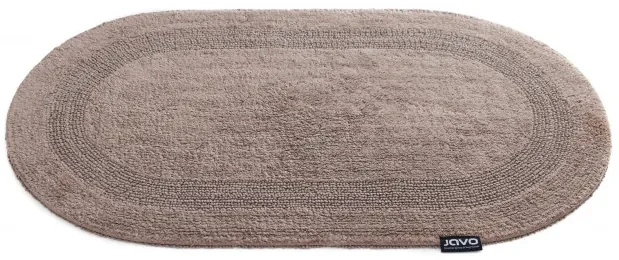 Kúpeľňový koberček Javo Cotton sepia ovál