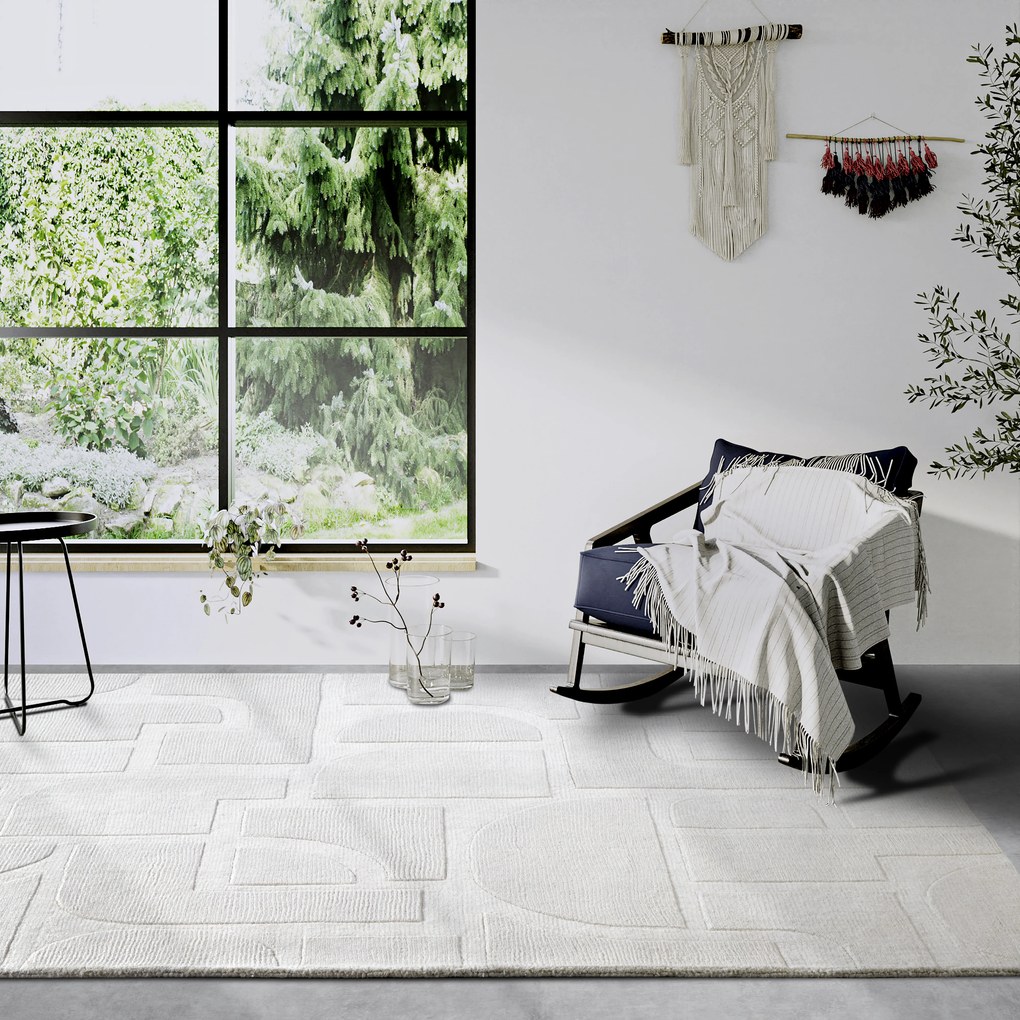 Villeroy & Boch Kusový koberec 106173 Cream, 190x280, biela, obývacia izba