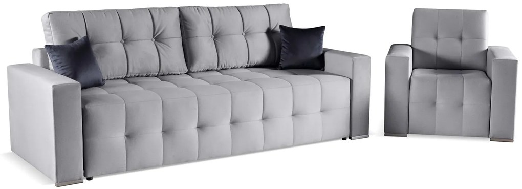 Moderní pohovka Big Sofa, sivá Element