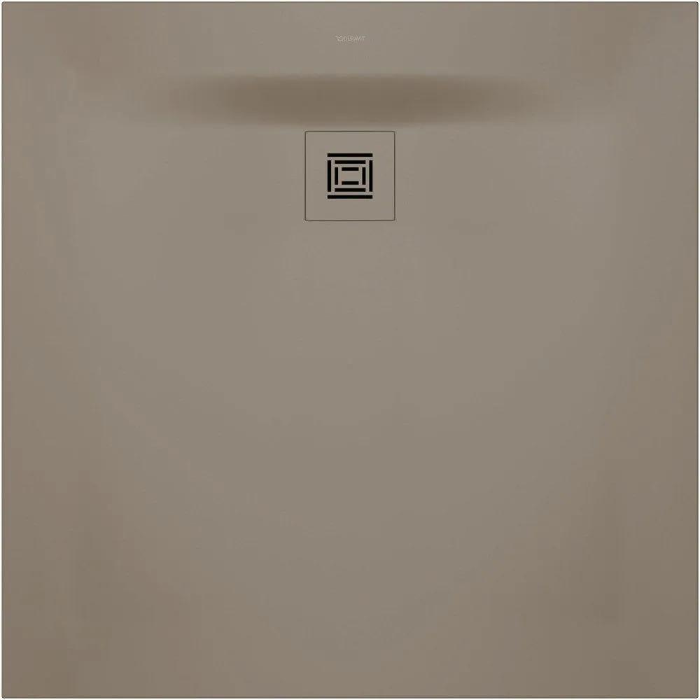 DURAVIT Sustano štvorcová sprchová vanička z materiálu DuraSolid, Antislip, 1000 x 1000 x 30 mm, matná béžová, 720275640000000