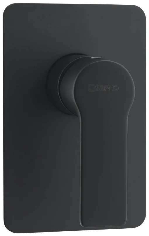 Sapho, PAX podomietková sprchová batéria, 1 výstup, čierna matná, XA41/15