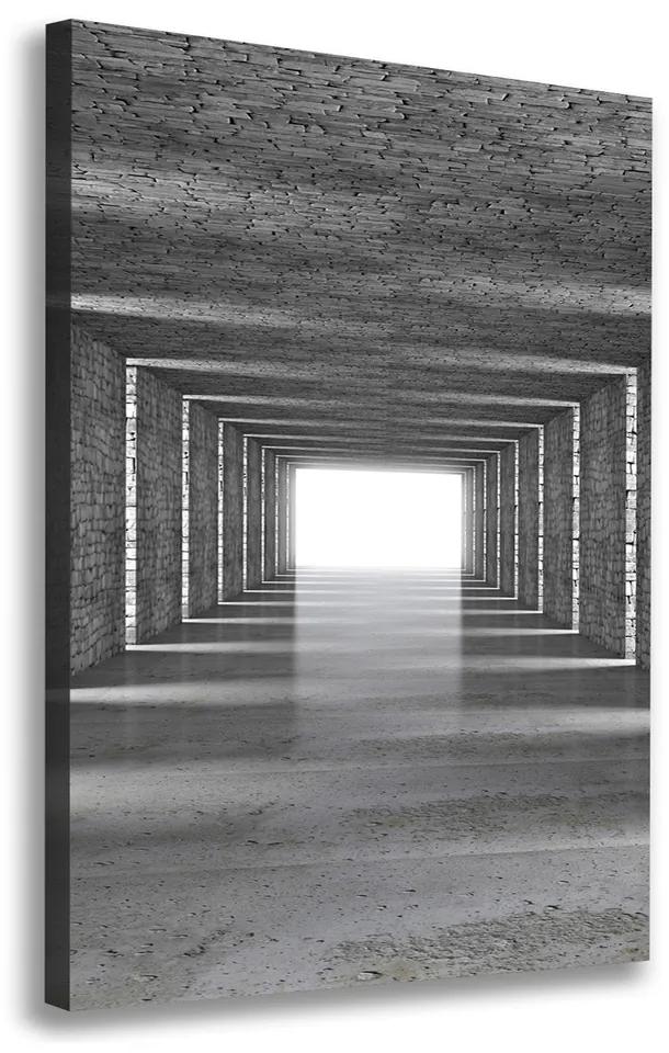 Foto obraz na plátne Tunel z tehly pl-oc-70x100-f-73368031