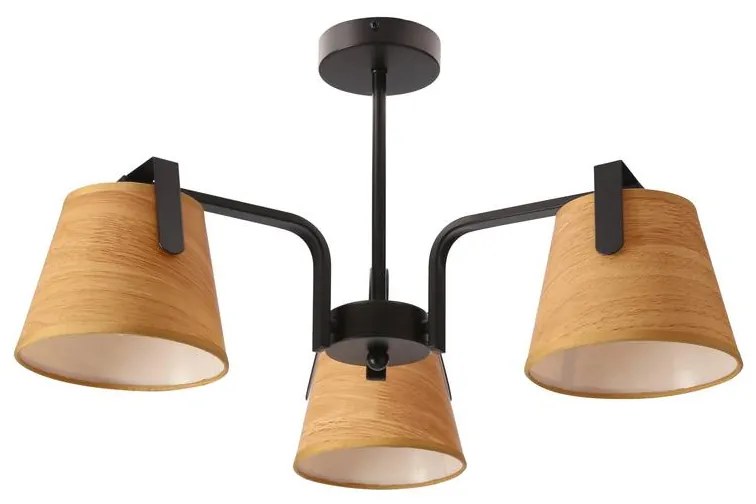 Luster na tyči AMBERG 3xE14/40W/230V hnedá