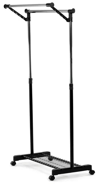 Autronic BONTEC Stojan na šaty, kov, čierna, 84511 BK Farba: Čierna