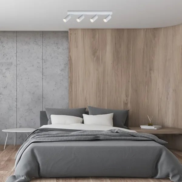 Rabalux 2083 - Stropné bodové svietidlo SOLO 4xGU10/25W/230V biela