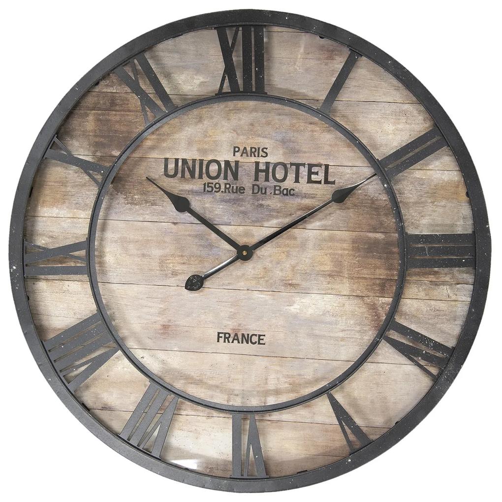 Nástenné hodiny Paris Union Hotel - Ø 68 * 6 cm
