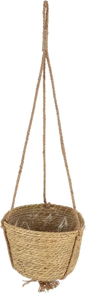 Závěsný květináč BOHO 20 cm béžový