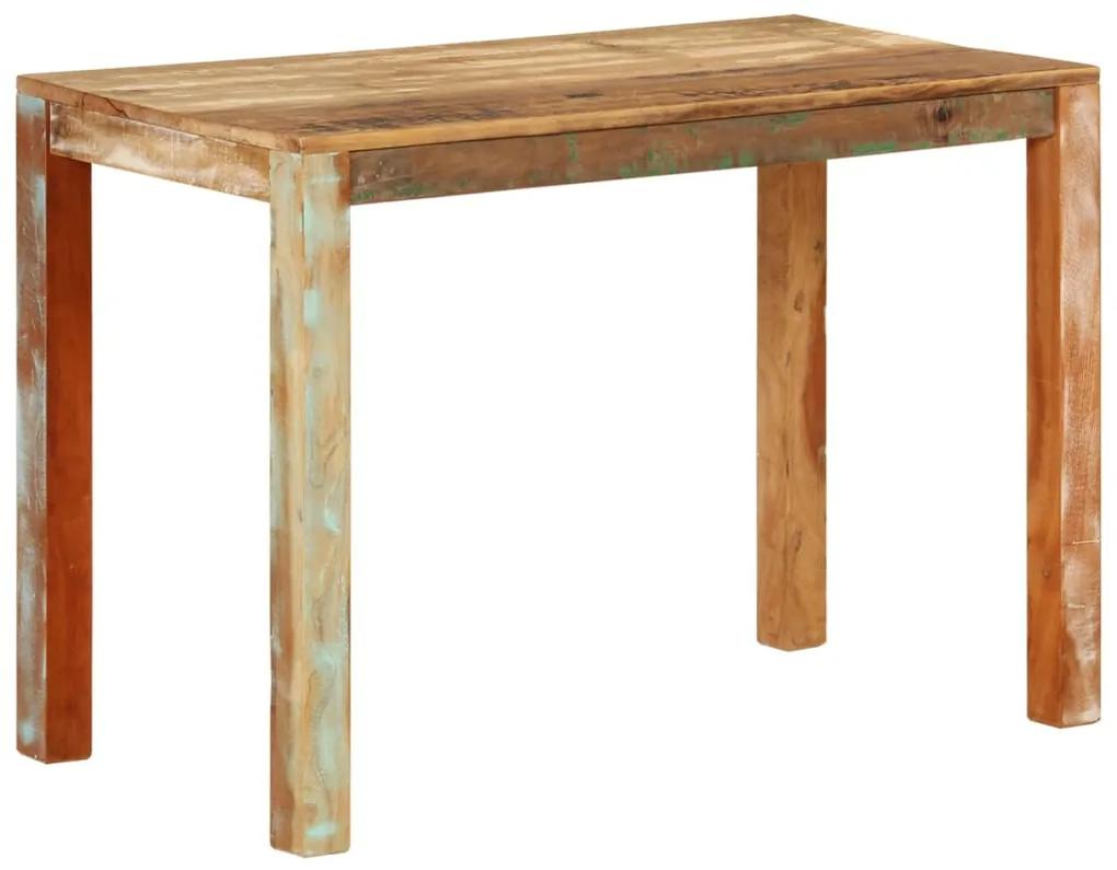 Jedálenský stôl 110x55x76 cm masívne recyklované drevo 350314