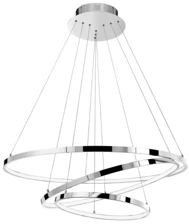 LED luster Aria 135W 80 chrome