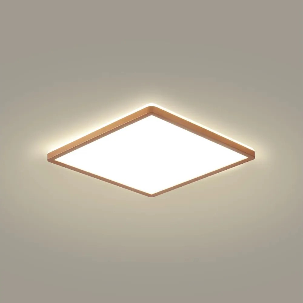 Brilagi - LED kúpeľňové stropné svietidlo ULTRA SLIM LED/18W/230V 30x30 cm ružové zlato IP54