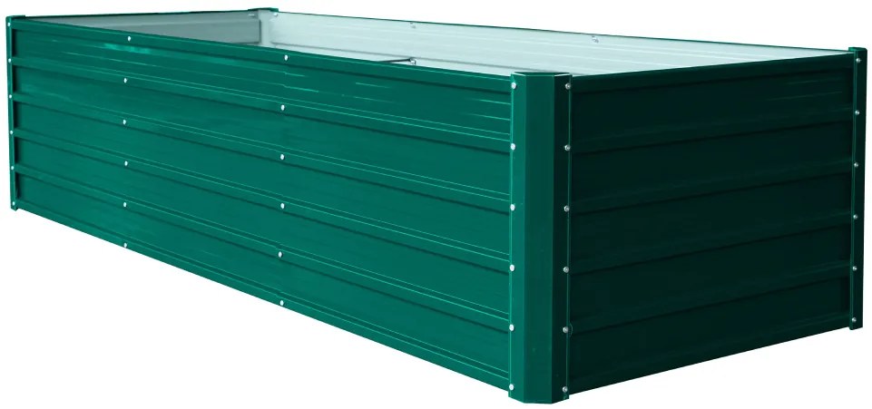 Vyvýšený záhradný záhon BestBerg VZ-1250Z / 1250 l / 240 x 90 x 58 cm / zelený