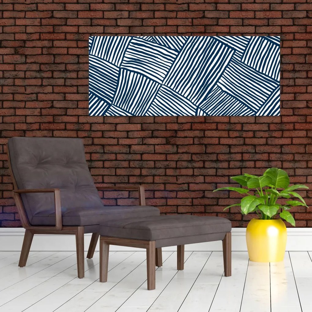 Obraz - 3D línia (120x50 cm)