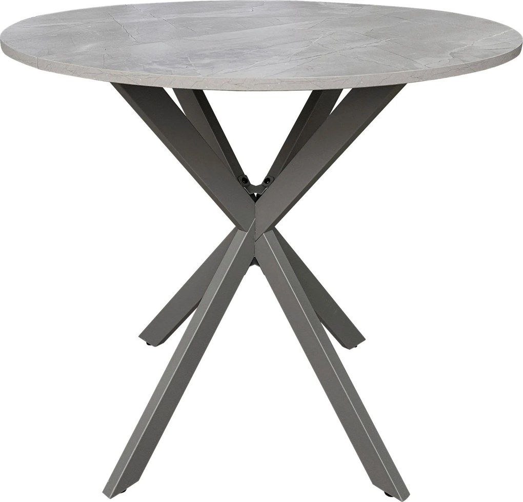 XXXLutz JEDÁLENSKÝ STÔL, sivá, 80/80/75 cm MID.YOU - Stoly - 002798016701