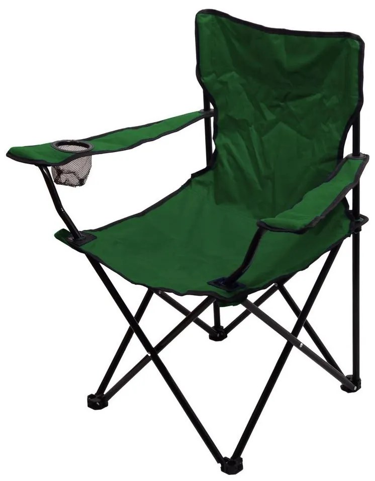 Compass Skladacia kempingová stolička zelená CP0087