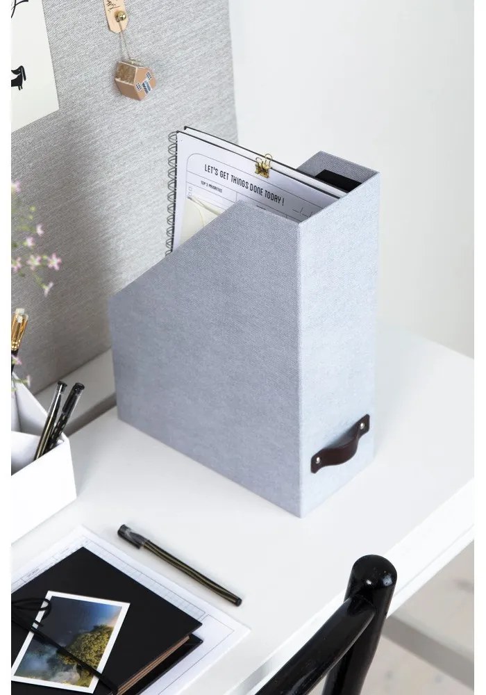 Kartónový organizér pre dokumenty Estelle Canvas Paper Laminate – Bigso