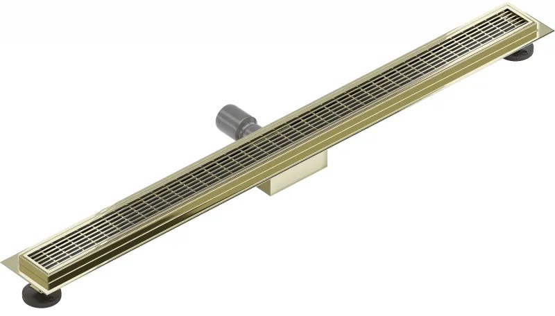 Mexen Flat M33 nerezový sprchový žľab 100 cm, zlatá, 1533100-15