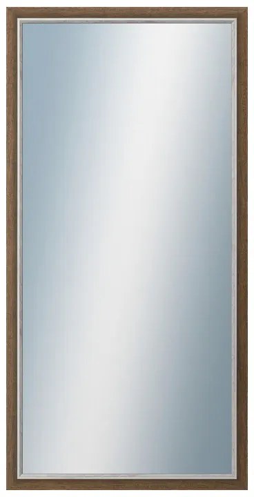 DANTIK - Zrkadlo v rámu, rozmer s rámom 50x100 cm z lišty TAIGA sv.hnedá (3106)