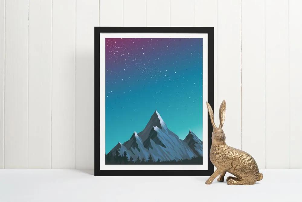 Poster Nočné hory - Poster 50x70cm bez rámu (44,9€)