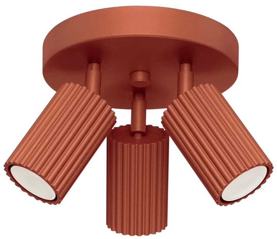 Stropné svietidlo v tehlovej farbe Gleam – Nice Lamps