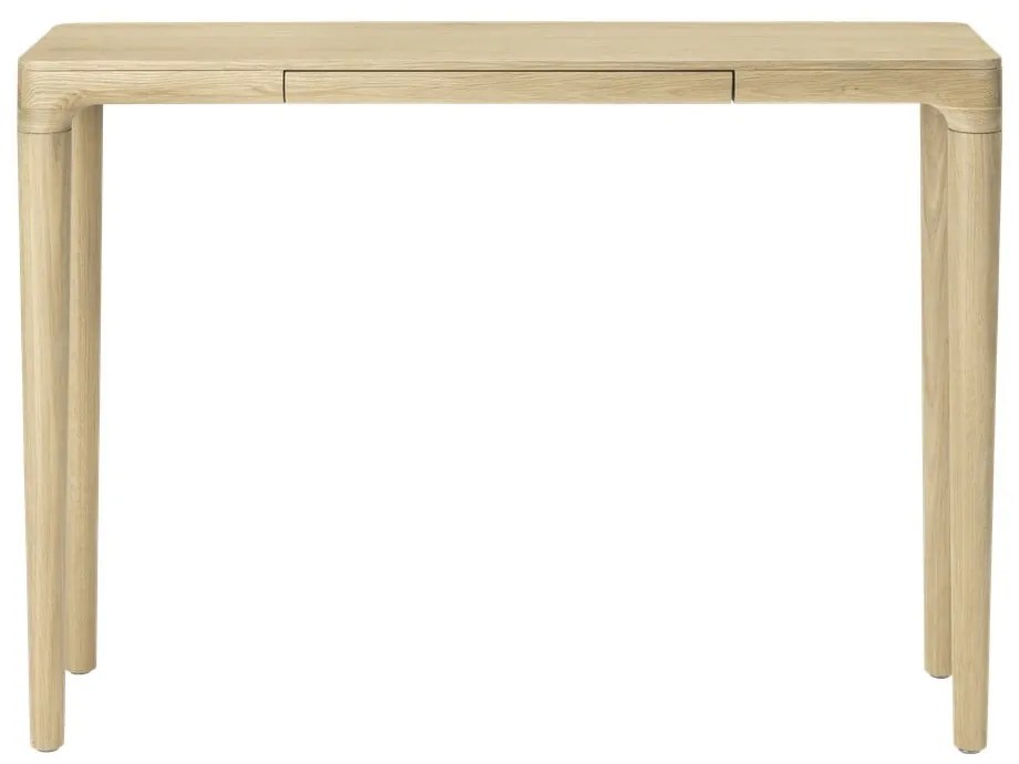 Konzolový stolík z dubového dreva v prírodnej farbe 12x110 cm Heart'n'Soul – UMAGE
