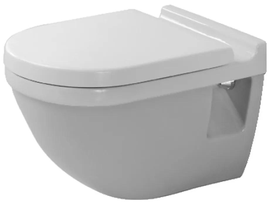 Duravit Starck 3 - závesné WC s Rimless, Hygiene Glaze, 36x54 cm, D 2527092000
