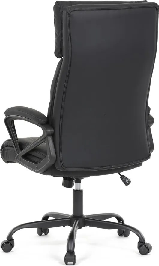 Kancelárske kreslo PEDRO — ekokoža, čierna