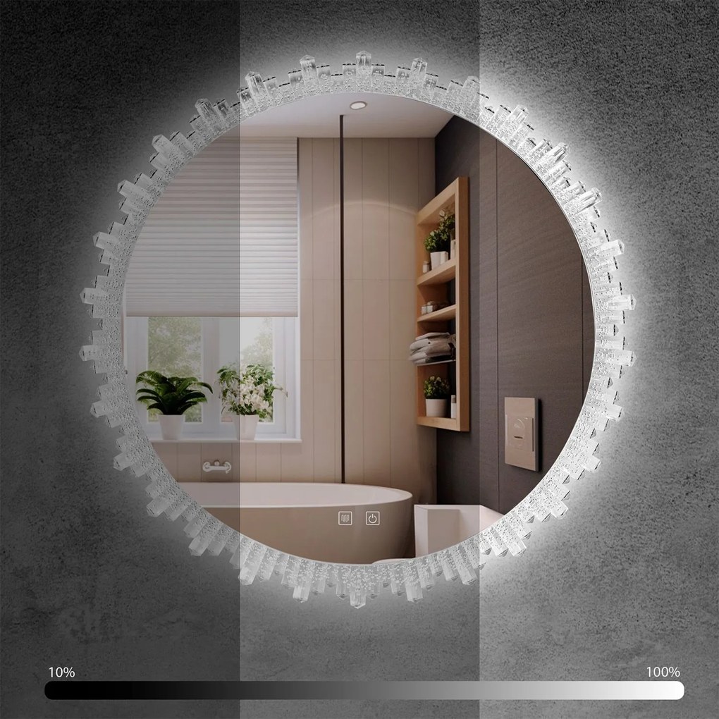 Rea Tutumi, okrúhle LED zrkadlo 80cm X013, HOM-02694