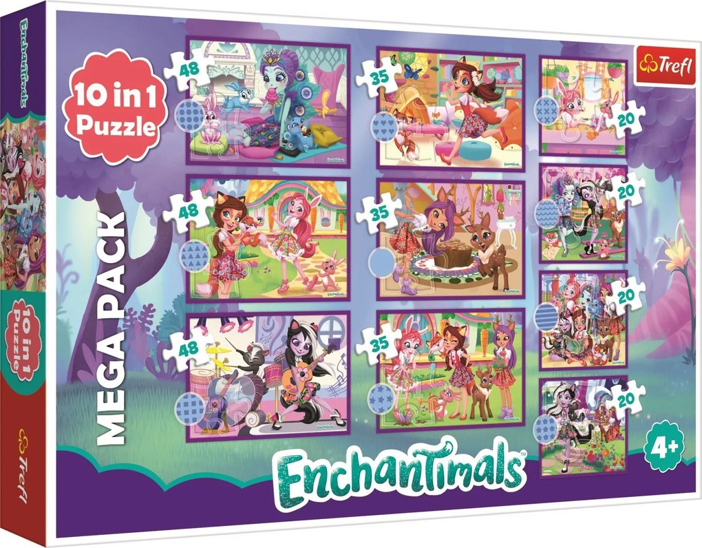 TREFL Puzzle Enchantimals 10v1