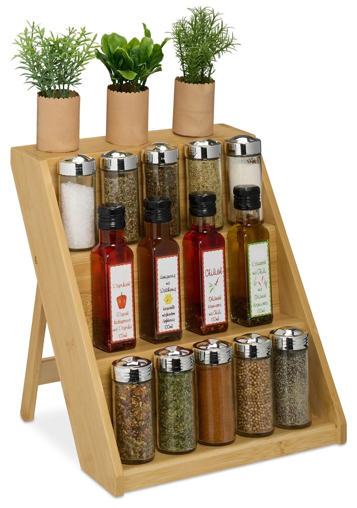 Bambusový stojan na korenie RD50282