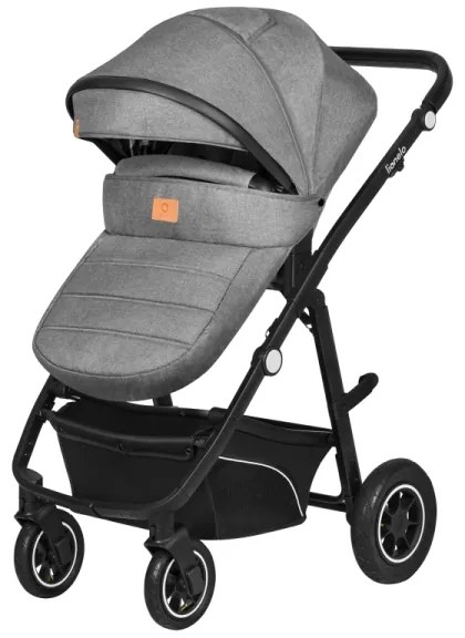 Lionelo - Kombinovaný kočík 3v1 BIANKA Grey Stone