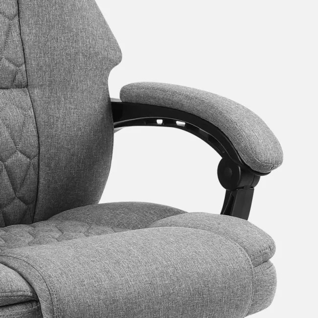 Masážne kancelárske kreslo Boss 6.0 sivé