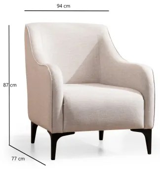 Kreslo ROCO béžové