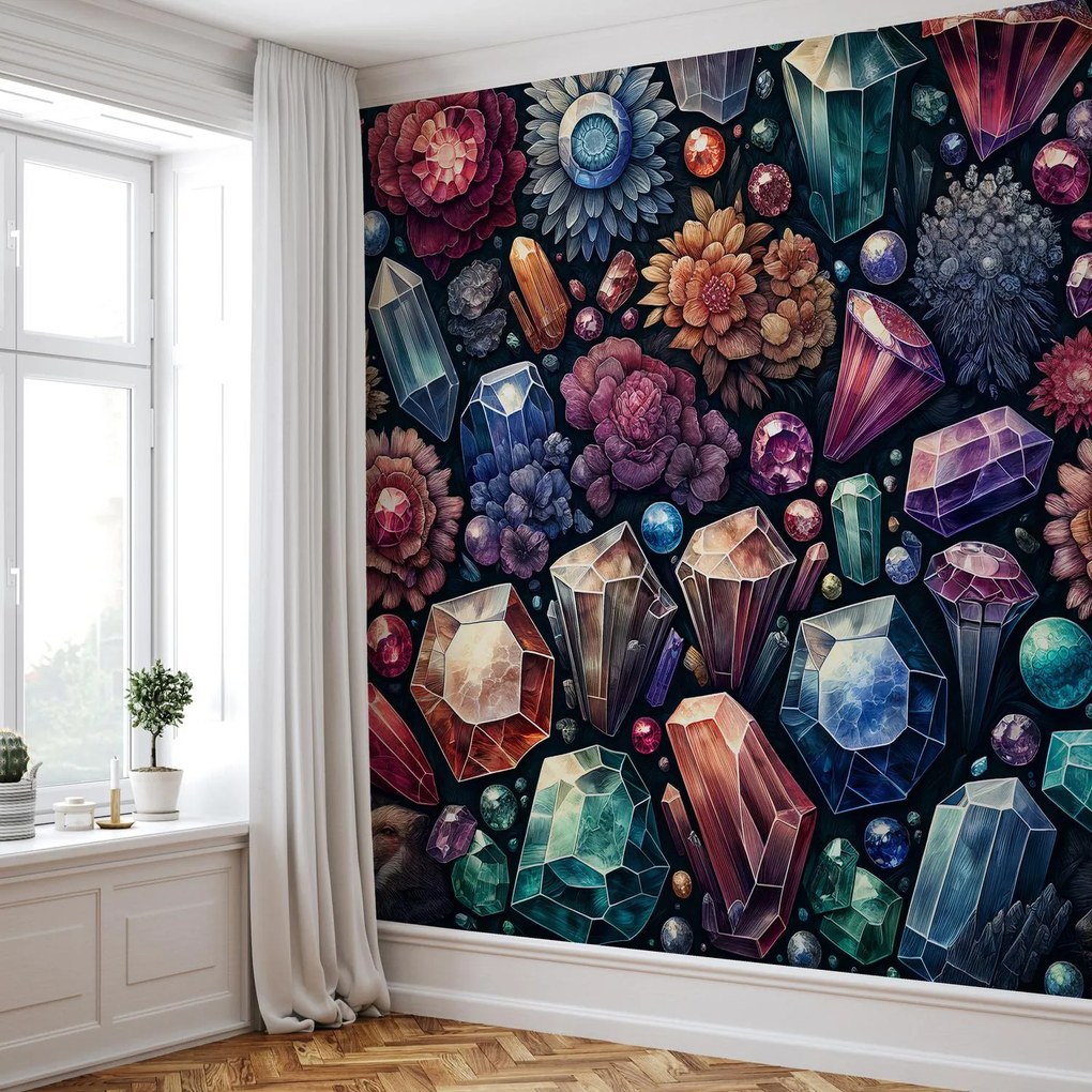 Fototapeta - Kvetinové diamanty (147x102 cm)