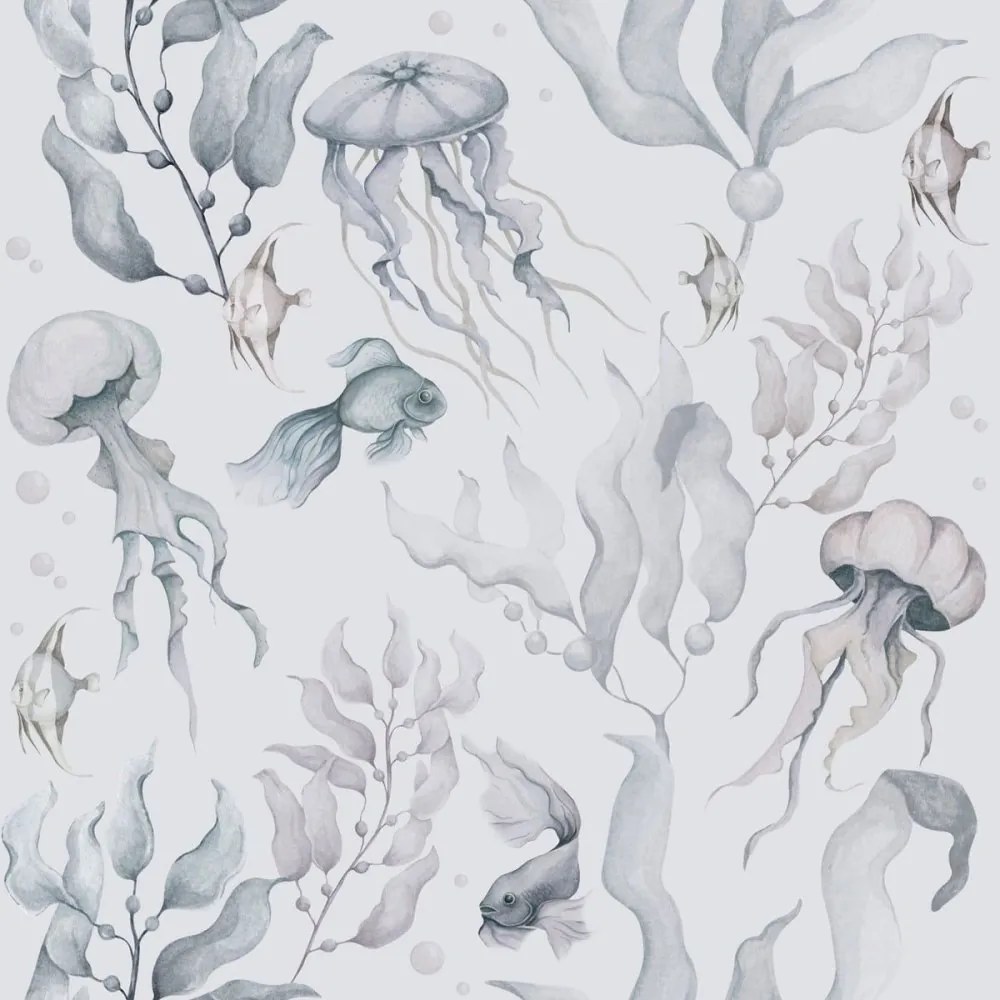 Tapeta mágie oceánu béžová 280×100 cm