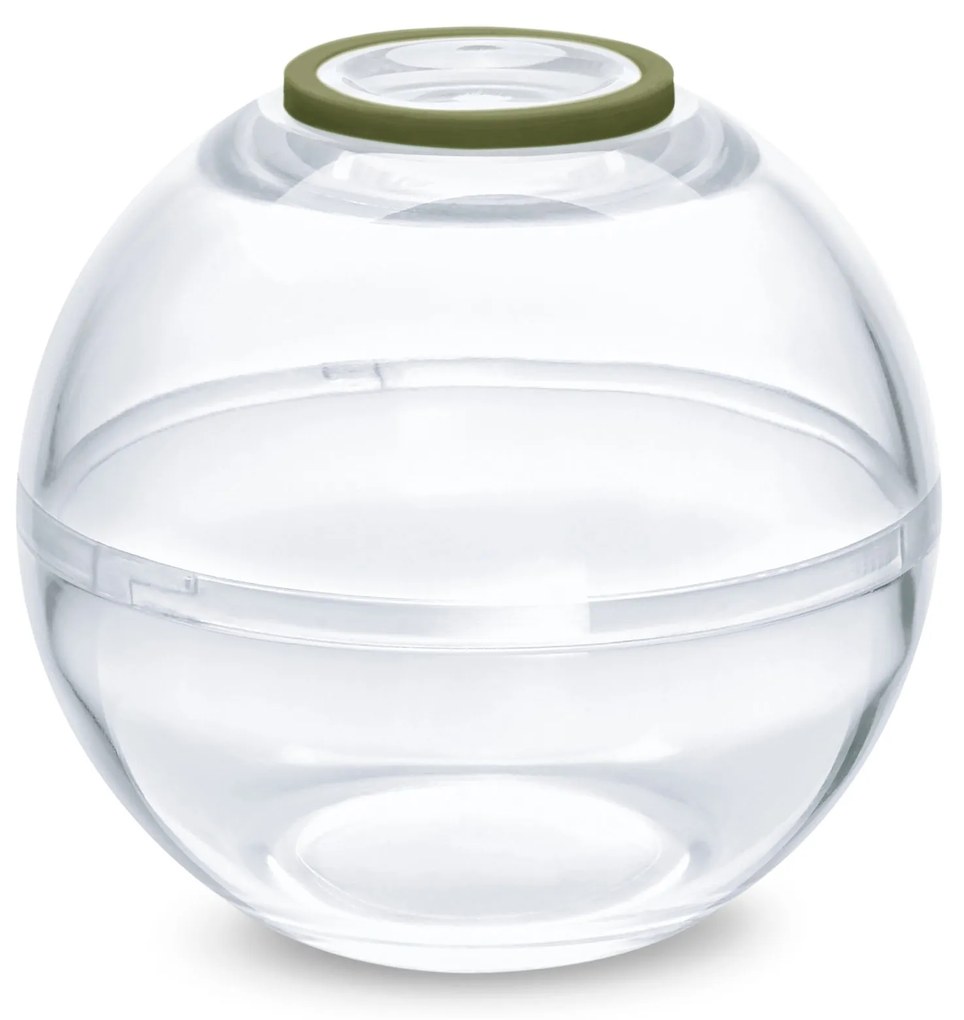 2 guľaté nádobky na uchovávanie potravín