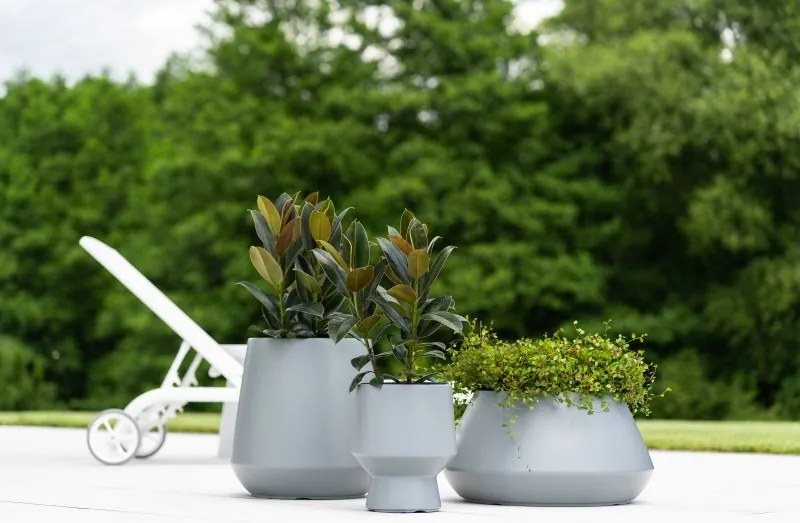 Kvetináč HEOSO svetlosivý