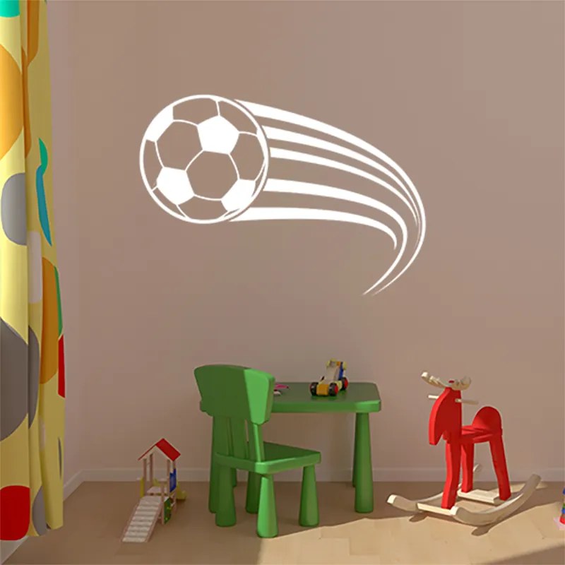 Sablio Samolepka na stenu: Futbalová lopta - 100x72 cm