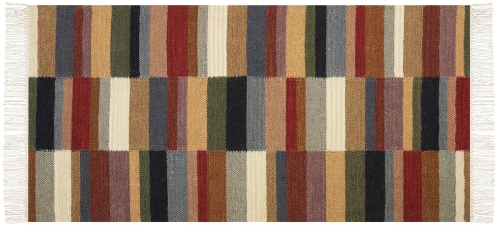 Vlnený kelímový koberec 80 x 150 cm viacfarebný MUSALER Beliani