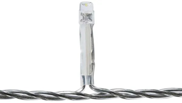 Nedis CLLC360C - LED Vianočný záves 360xLED/7 funkcií 14m IP44 studená biela