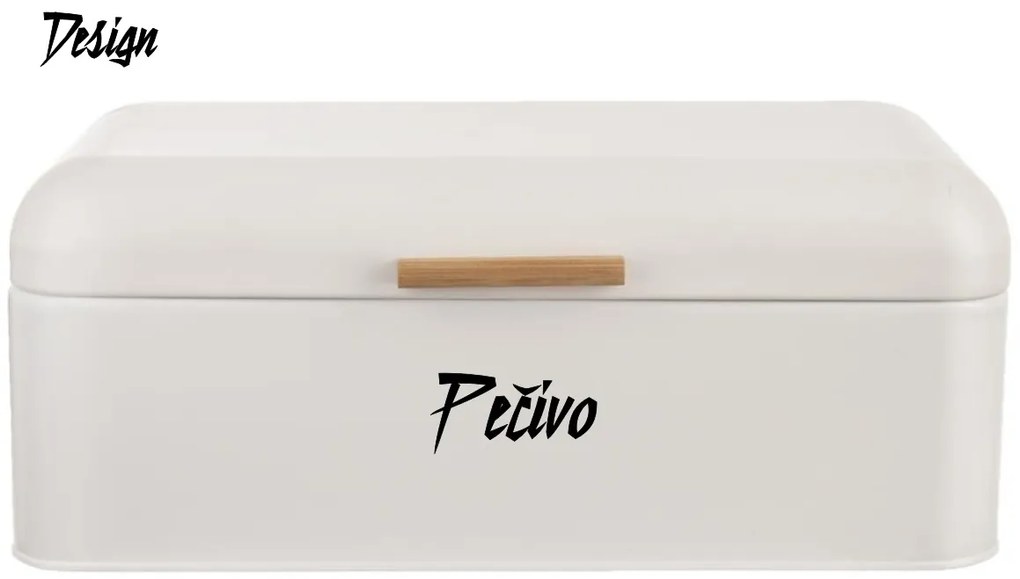 Chlebník biely, veľký na PEČIVO, plechový
