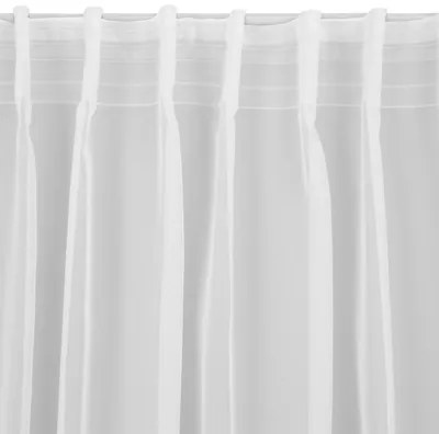 Záclona do obývačky biela SIMONE 300 x 170 cm