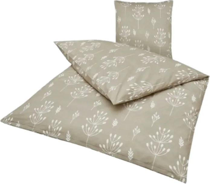 Obliečky z Renforcé bavlny FARAH béžové Rozmer obliečky: 80 x 80 cm | 135 x 200 cm