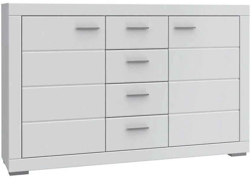 Komoda Snow 2D4S SNWK36 biely mat